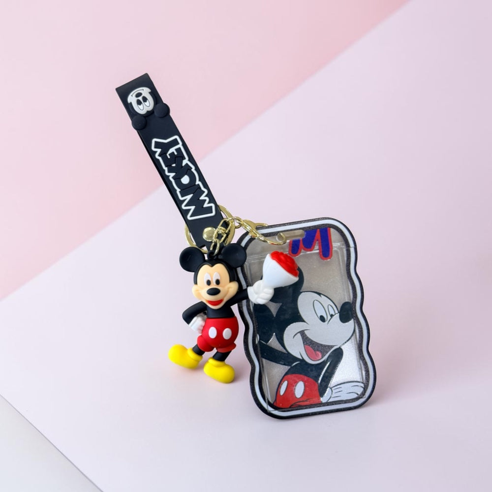 Mickey Minnie Printed Work ID Card Holder
