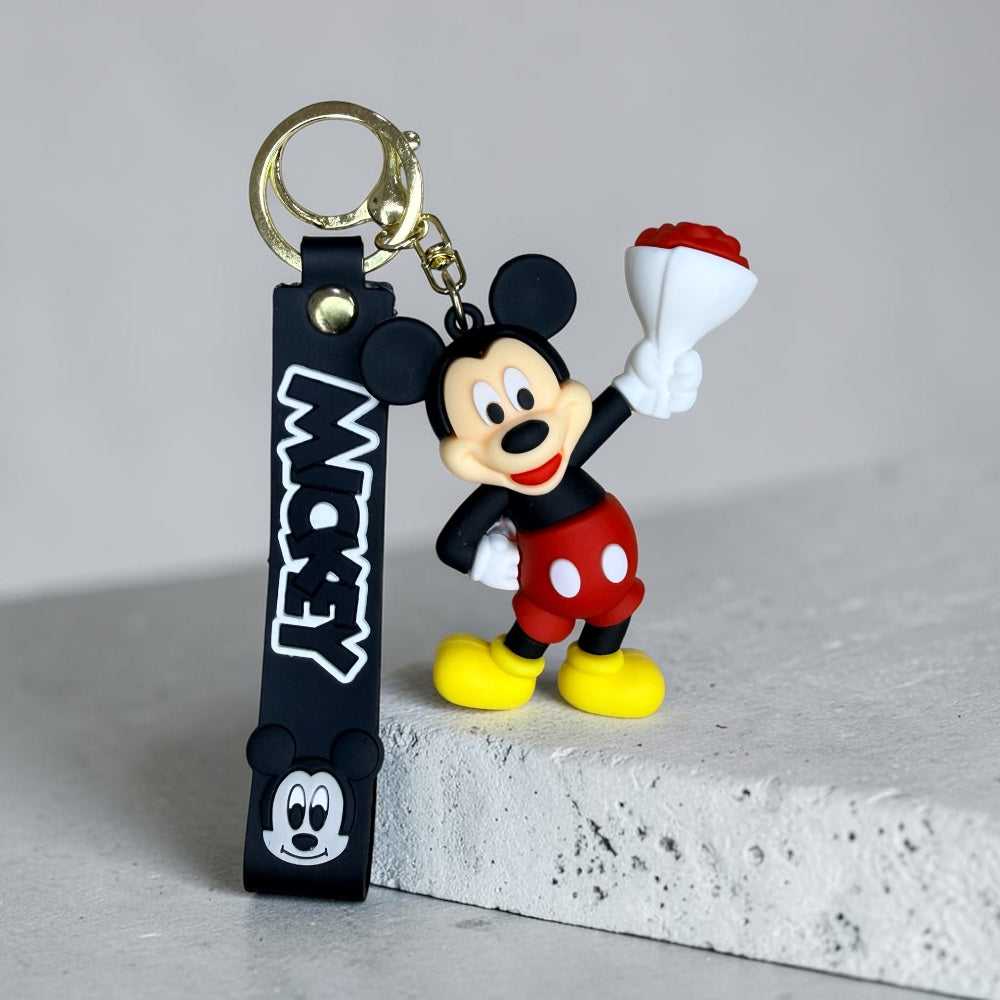 Mickey Minnie Character Keychain | Handbag Charm | Phone Charm