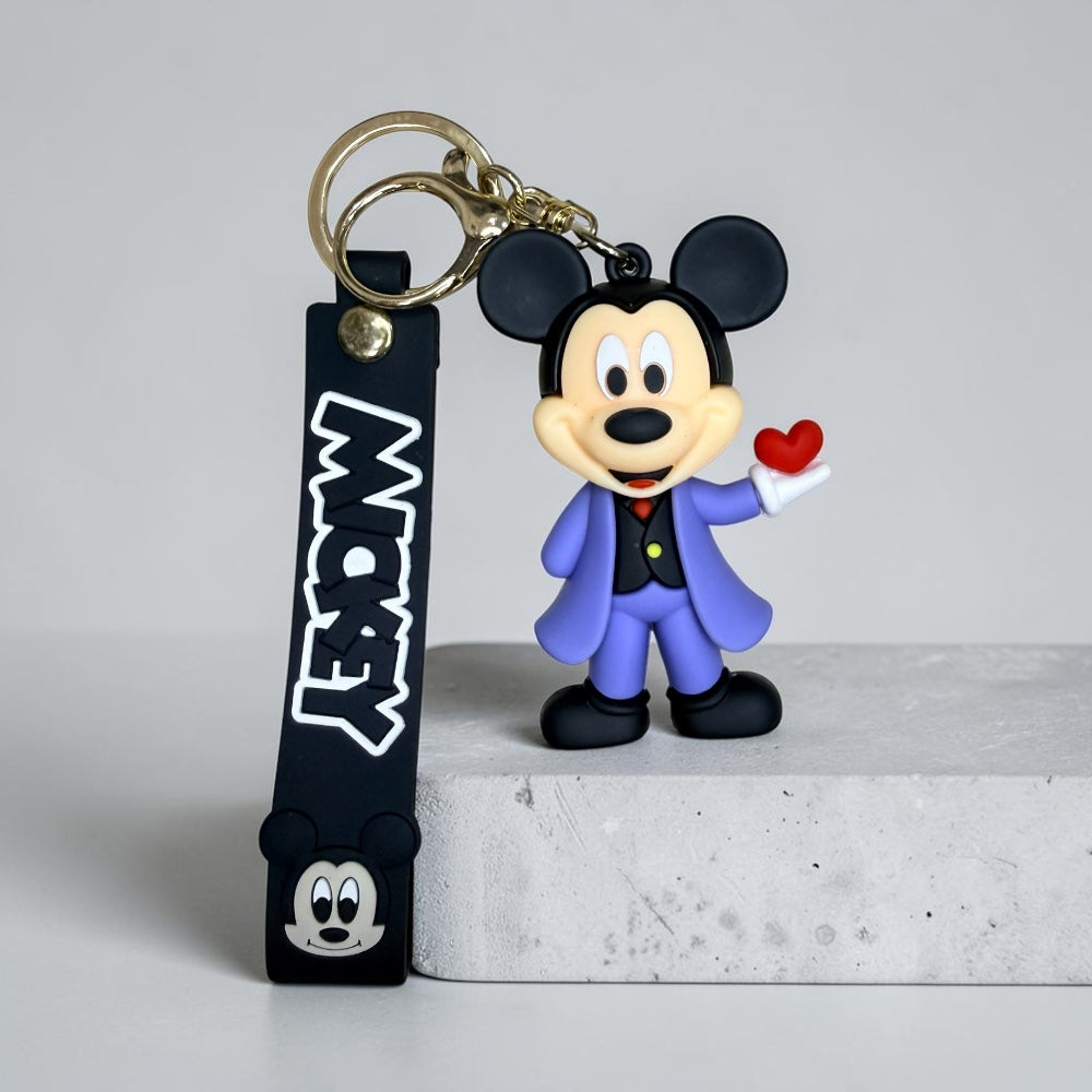 Mickey Minnie Character Keychain | Handbag Charm | Phone Charm