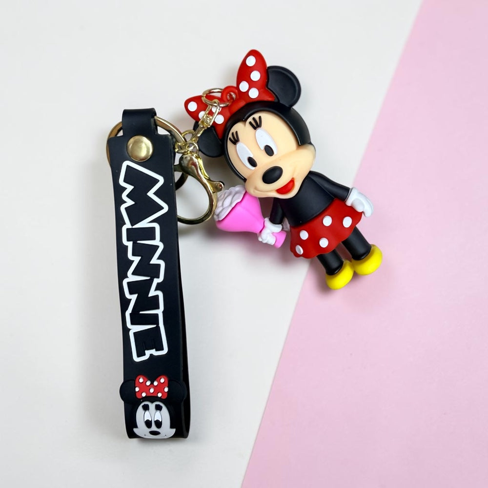 Mickey Minnie Character Keychain | Handbag Charm | Phone Charm