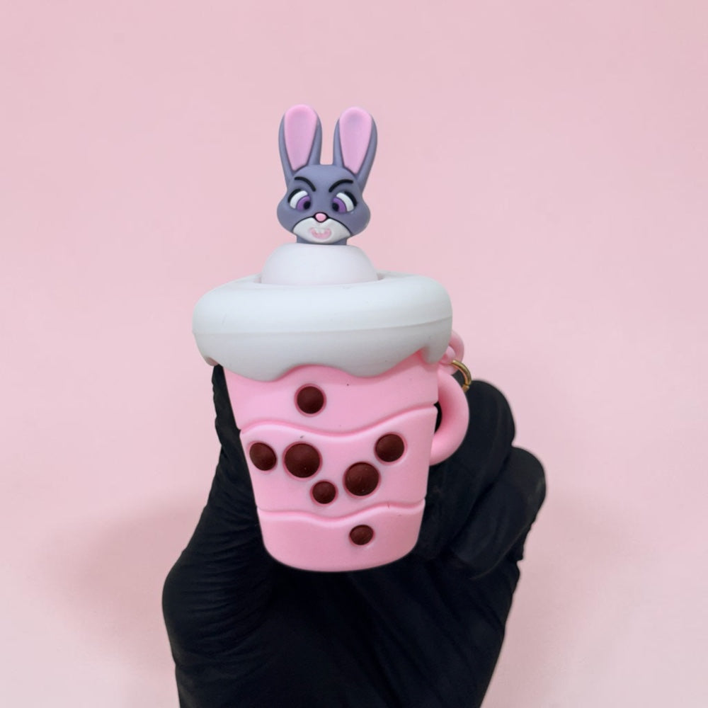 Milk Tea Cup Keychain | Handbag Charm | Phone Charm