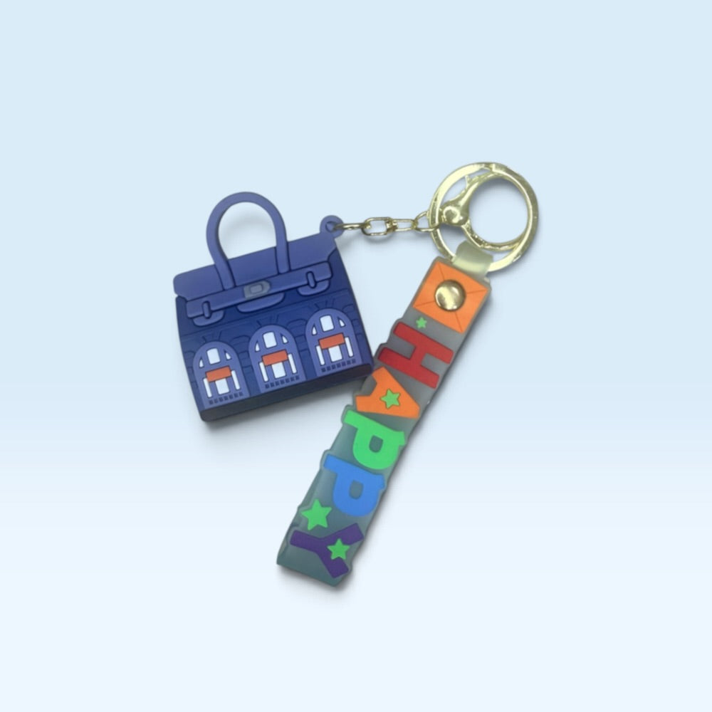 Mini Handbag Style Keychain | Handbag Charm | Phone Charm