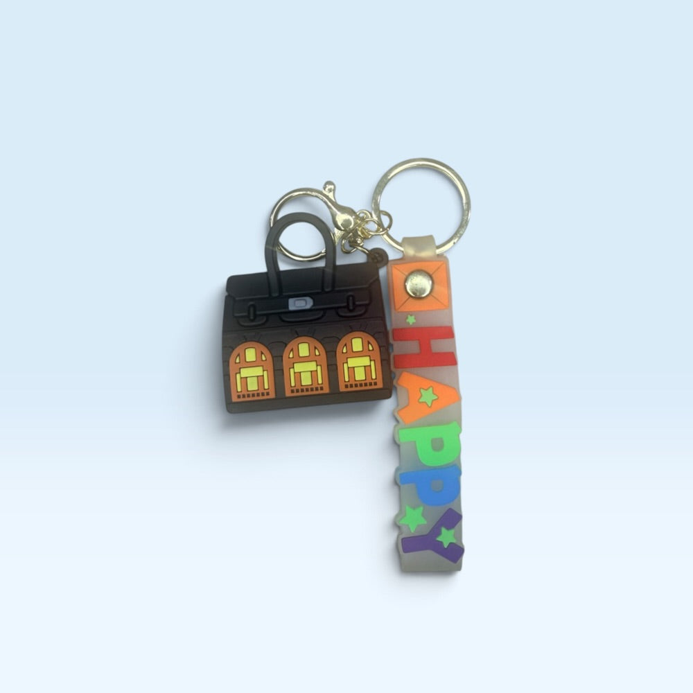 Mini Handbag Style Keychain | Handbag Charm | Phone Charm