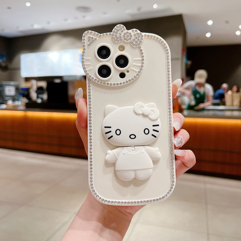 Kitty Mirror Stand TPU (Soft) Phone Case - iPhone 16