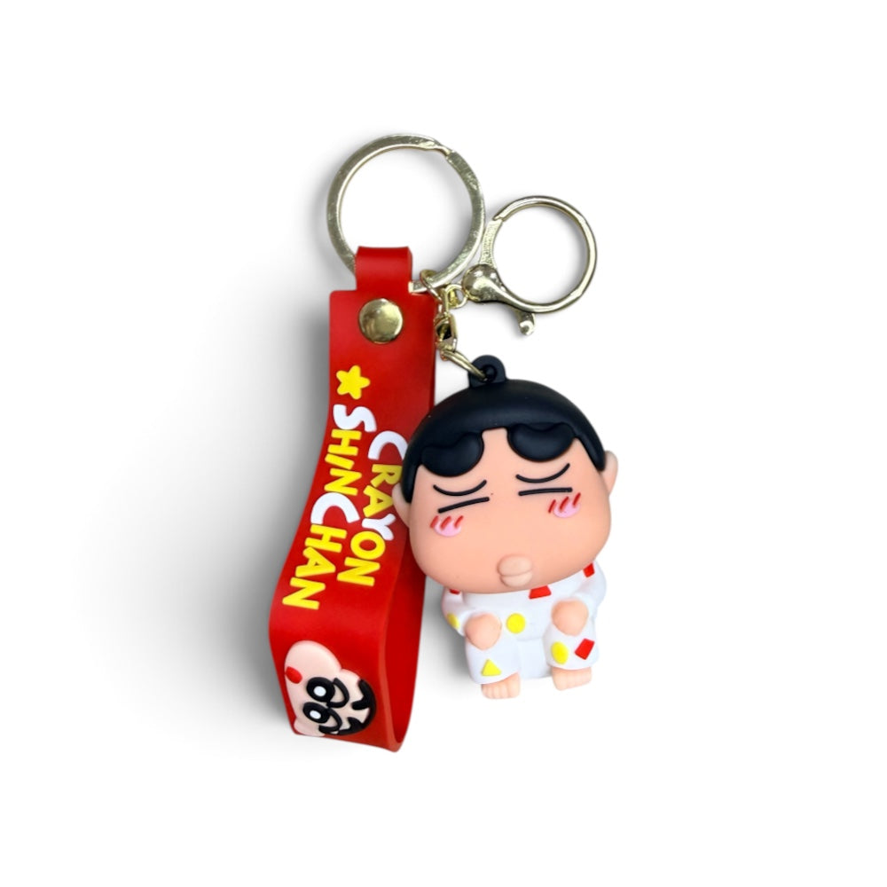 Moody Shinchan Character Keychain | Handbag Charm | Phone Charm