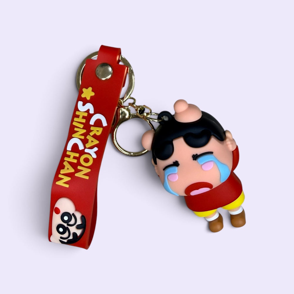 Moody Shinchan Character Keychain | Handbag Charm | Phone Charm