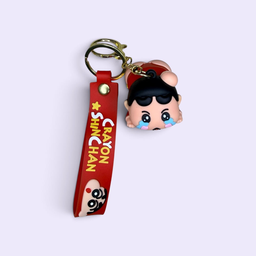 Moody Shinchan Character Keychain | Handbag Charm | Phone Charm