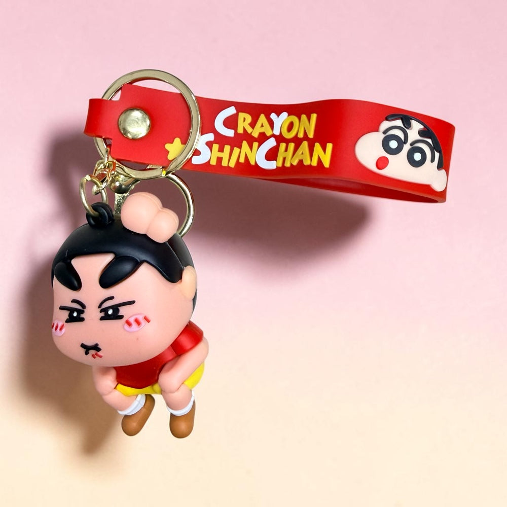 Moody Shinchan Character Keychain | Handbag Charm | Phone Charm