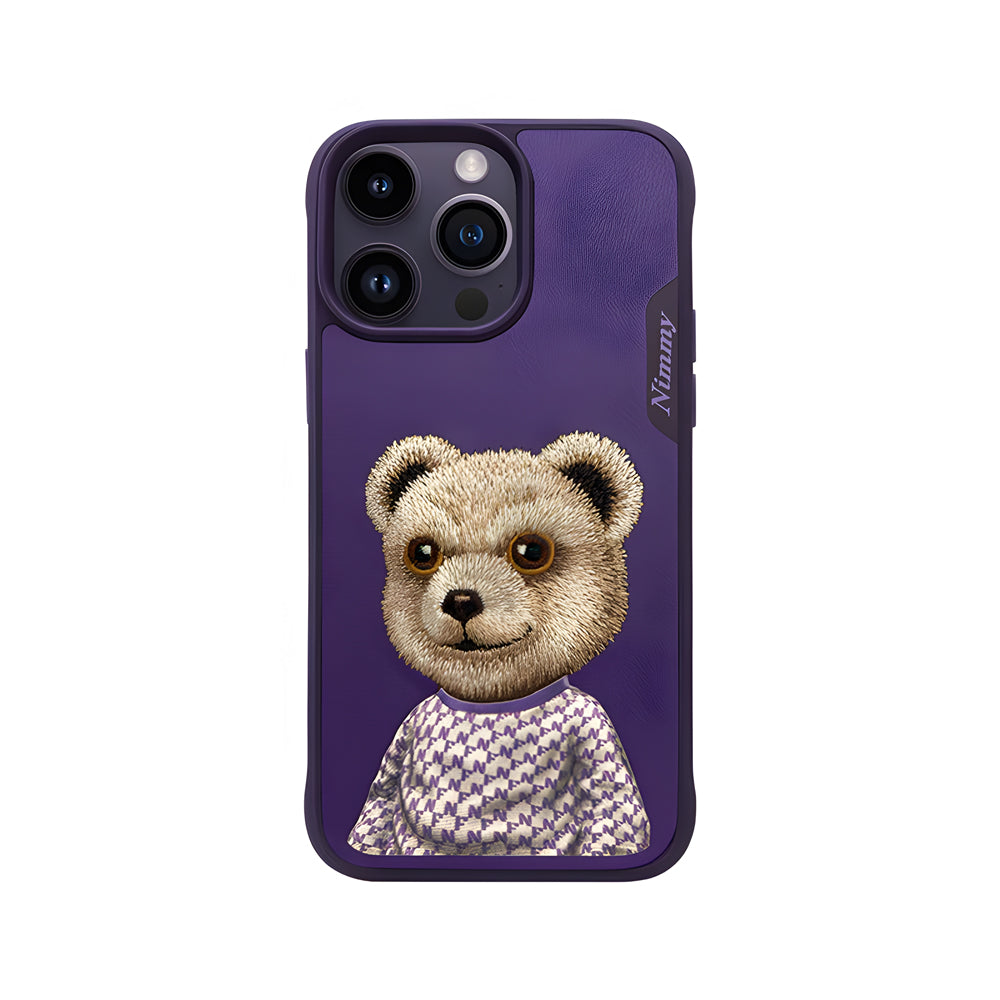 Nimmy Fashion Cute Pet 3D Embroidery PC (Hard) Phone Case - iPhone 13