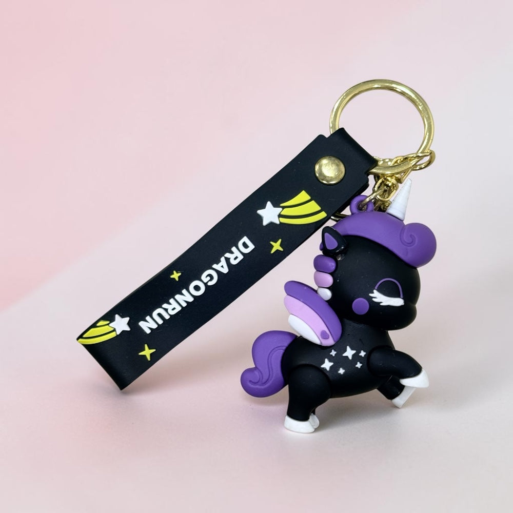 Rainbow Style Unicorn Keychain | Handbag Charm | Phone Charm