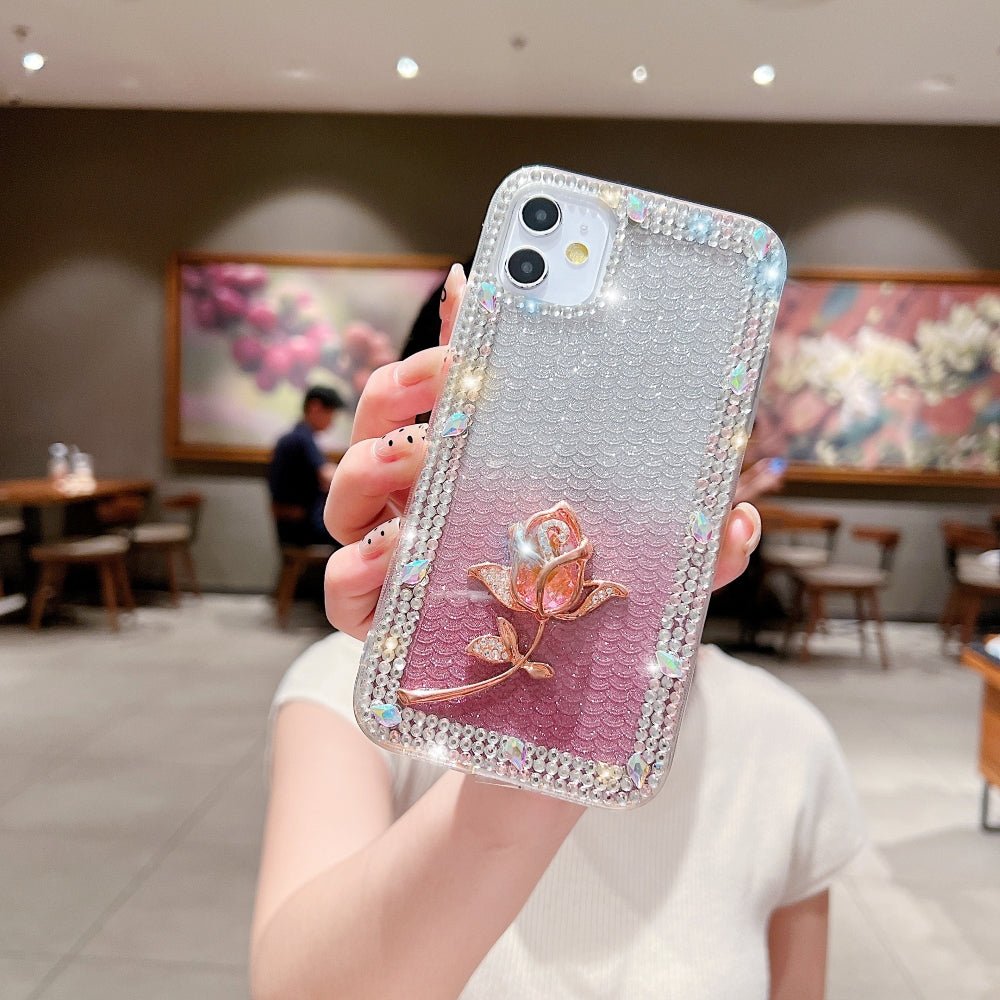 Rose Diamond TPU (Soft) Phone Case - iPhone 14