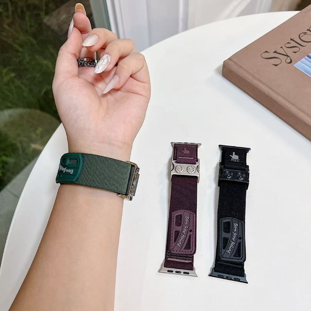 Rugged Magnetic Nylon Watch Belt