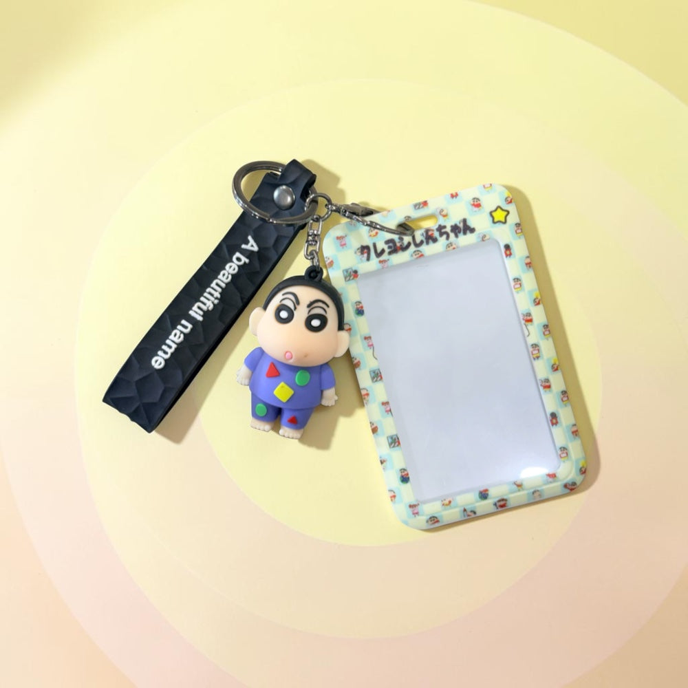 Shinchan Character Work ID Card Holder