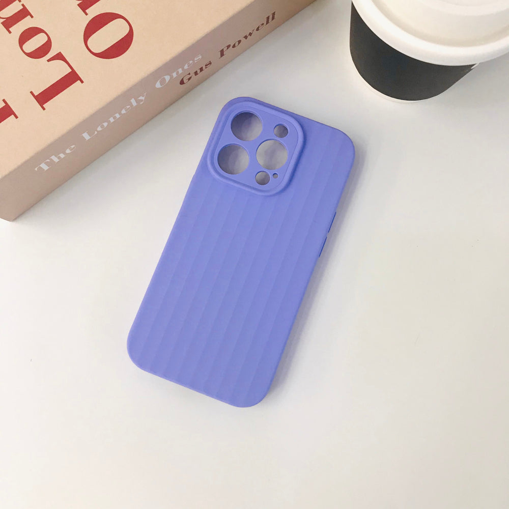 Premium Stripe Silicone Camera Protection Cover - iPhone 15