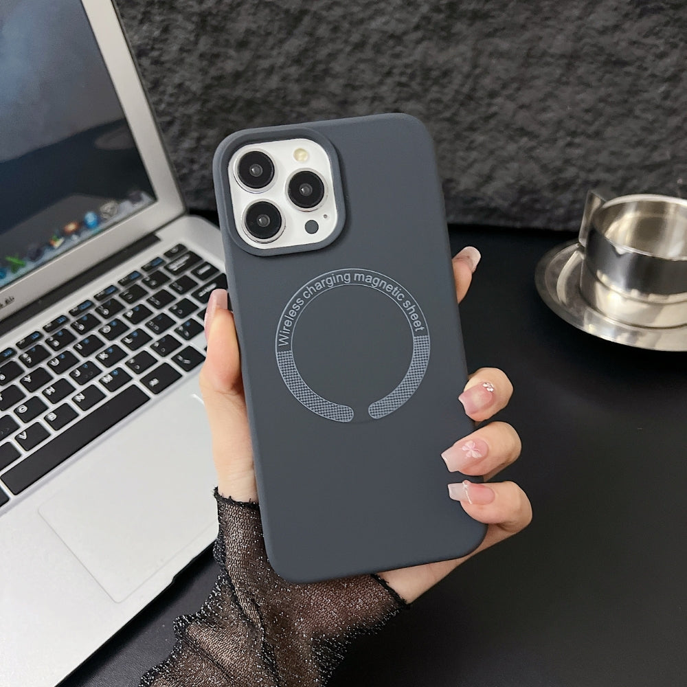 Silicone Magsafe Charging Phone Case