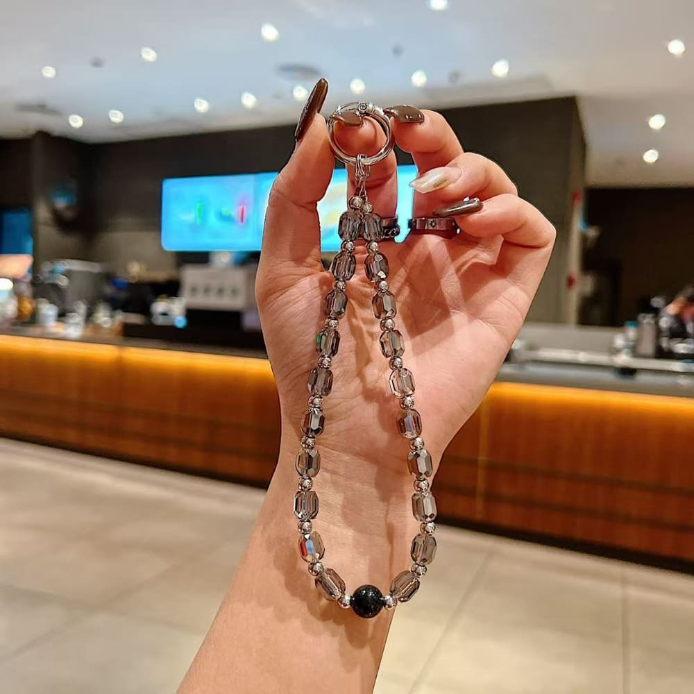 Smoky Glass Luxe Phone Charm
