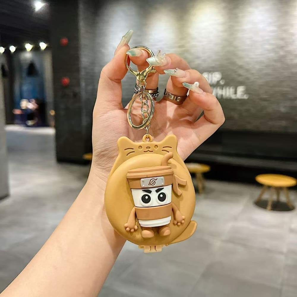 Sparkle Mirror Comb Keychain