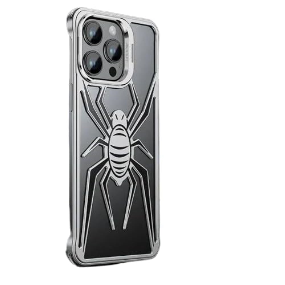 Spider Design Smart Kickstand Bumper Phone Case - iPhone 14