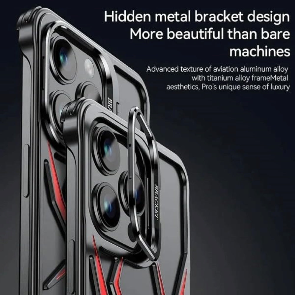 Spider Design Smart Kickstand Bumper Phone Case - iPhone 13