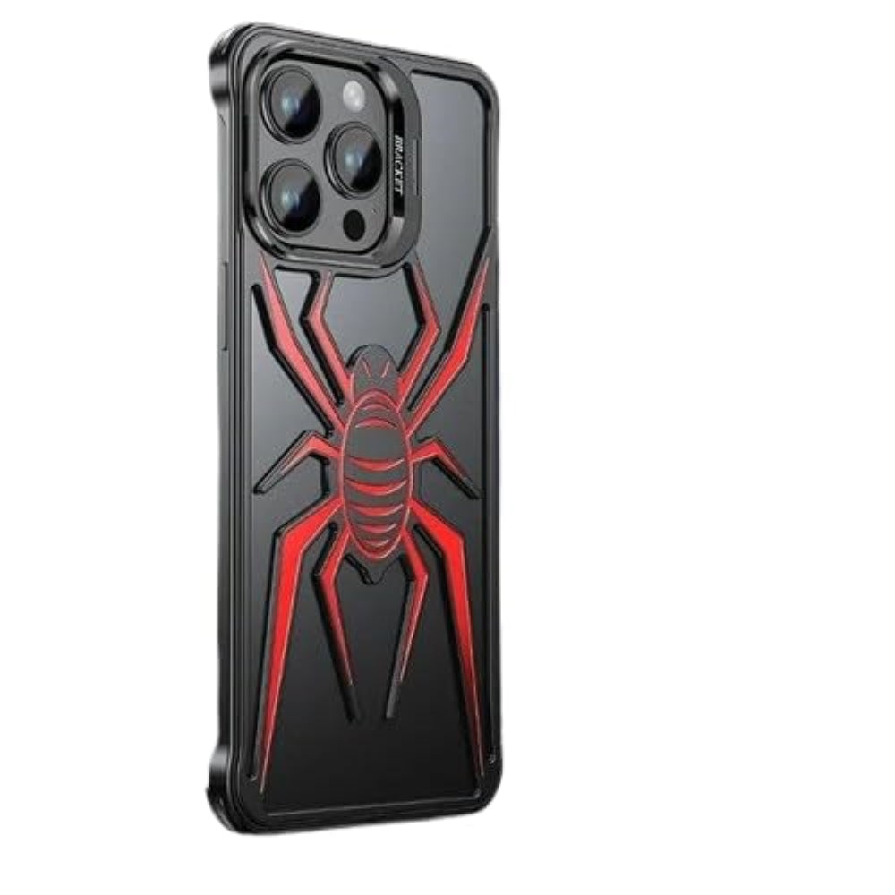 Spider Design Smart Kickstand Bumper Phone Case - iPhone 13