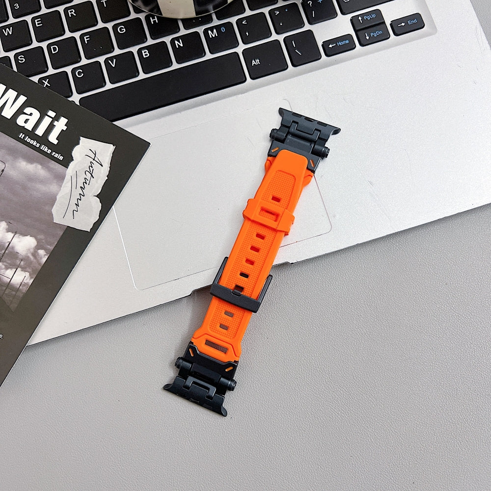 Sport Rugged TPU (Soft) Smartwatch Strap | Smartwatch Band for iWatch Series 9/8/7/6/5/4/3/2/1/Ultra 2/Ultra SE/SE 2