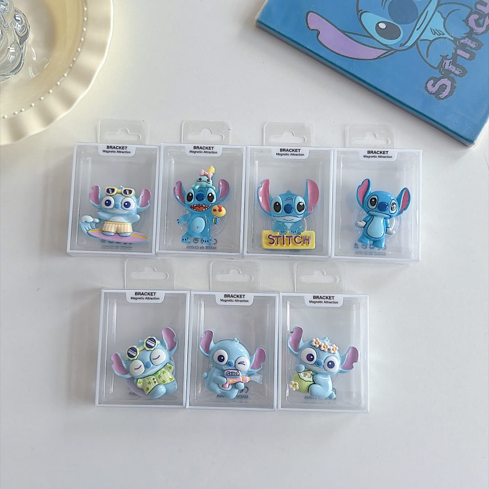 Stitchy Snap Character Mobile Grip Phone Stand