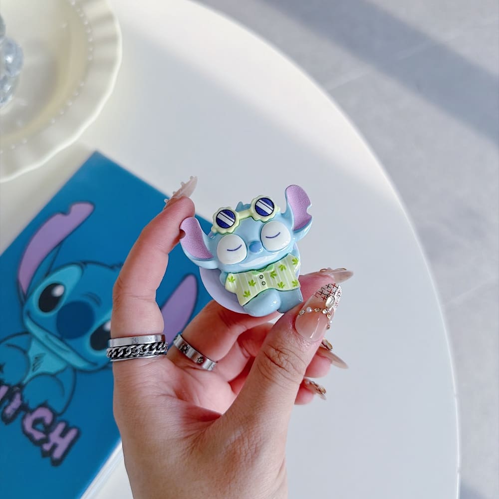 Stitchy Snap Character Mobile Grip Phone Stand