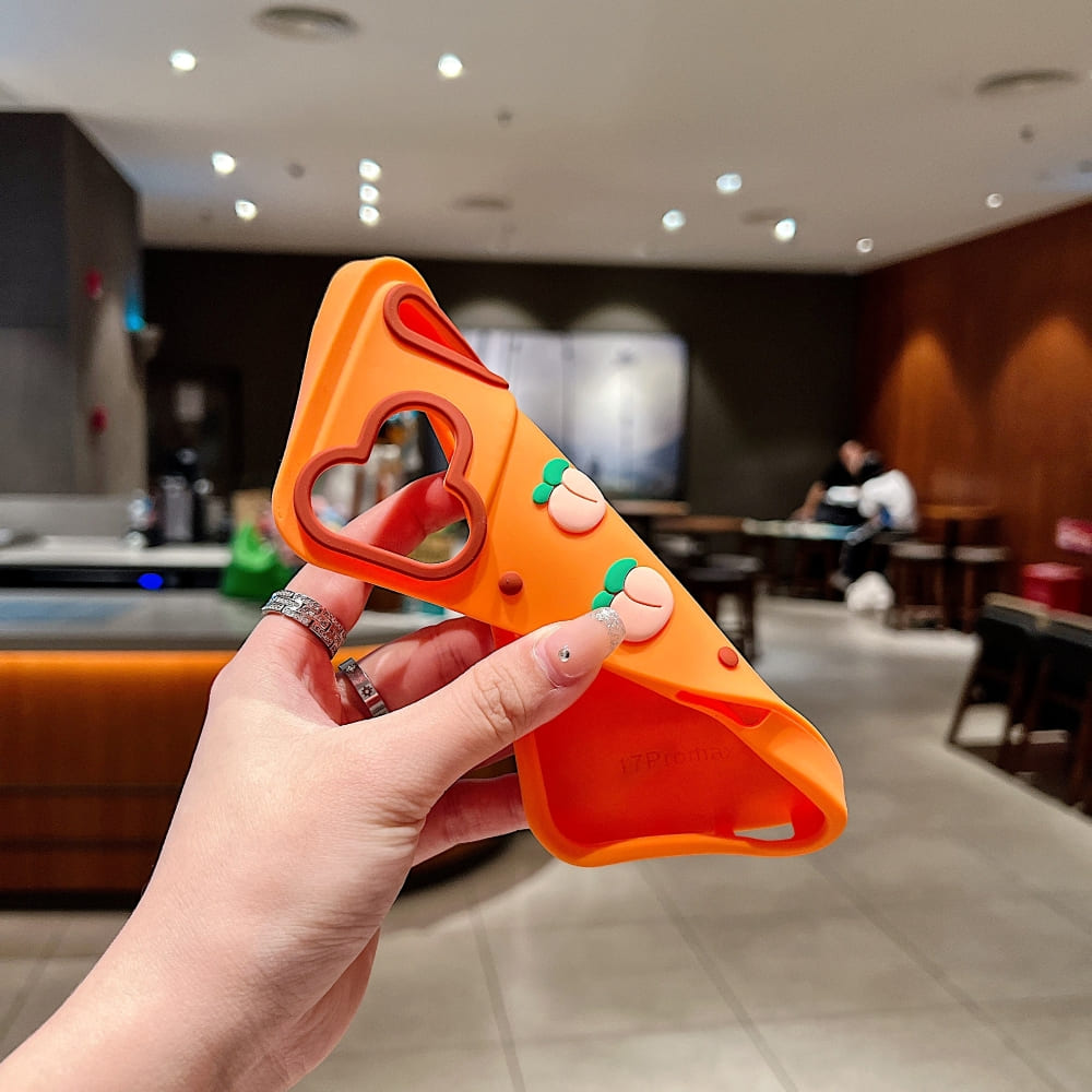 Summer Peach Bliss Silicone Phone Case