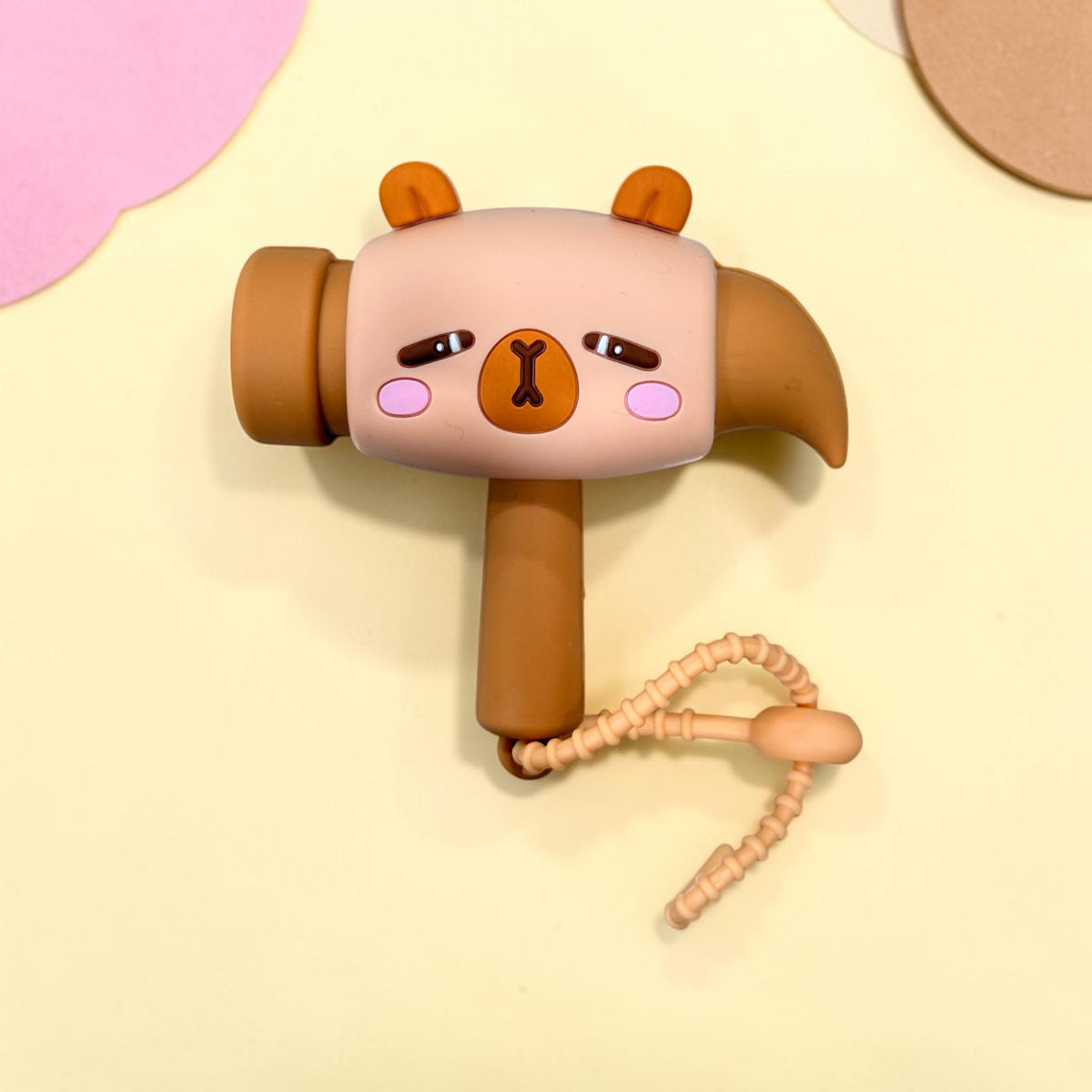 Toy Hammer Cartoon Keychain | Handbag Charm | Phone Charm