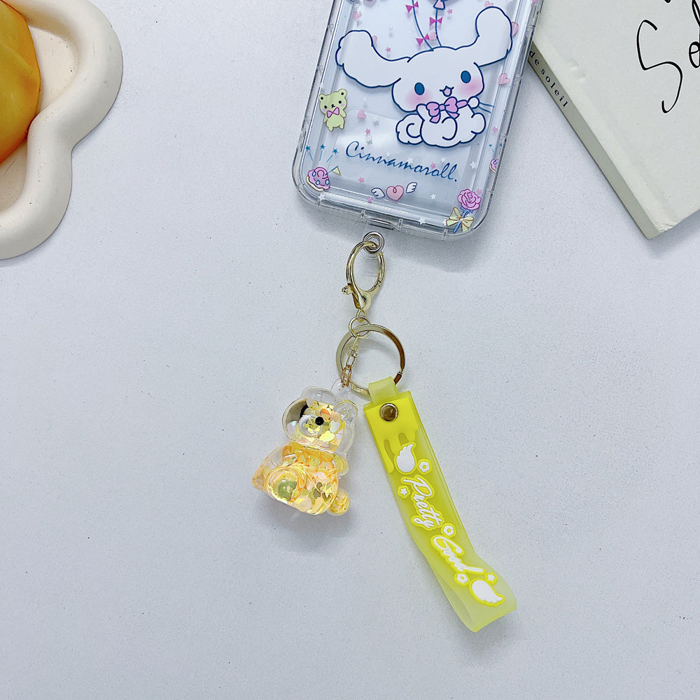 Creative Floating Star Unicorn Liquid Keychain | Phone Charm | Handbag Charm