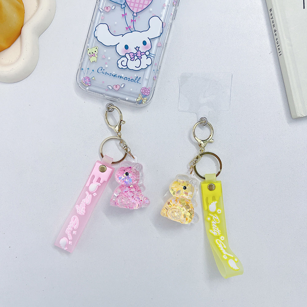 Creative Floating Star Unicorn Liquid Keychain | Phone Charm | Handbag Charm