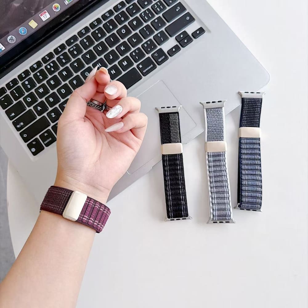 Wave Nylon Woven Watch Band
