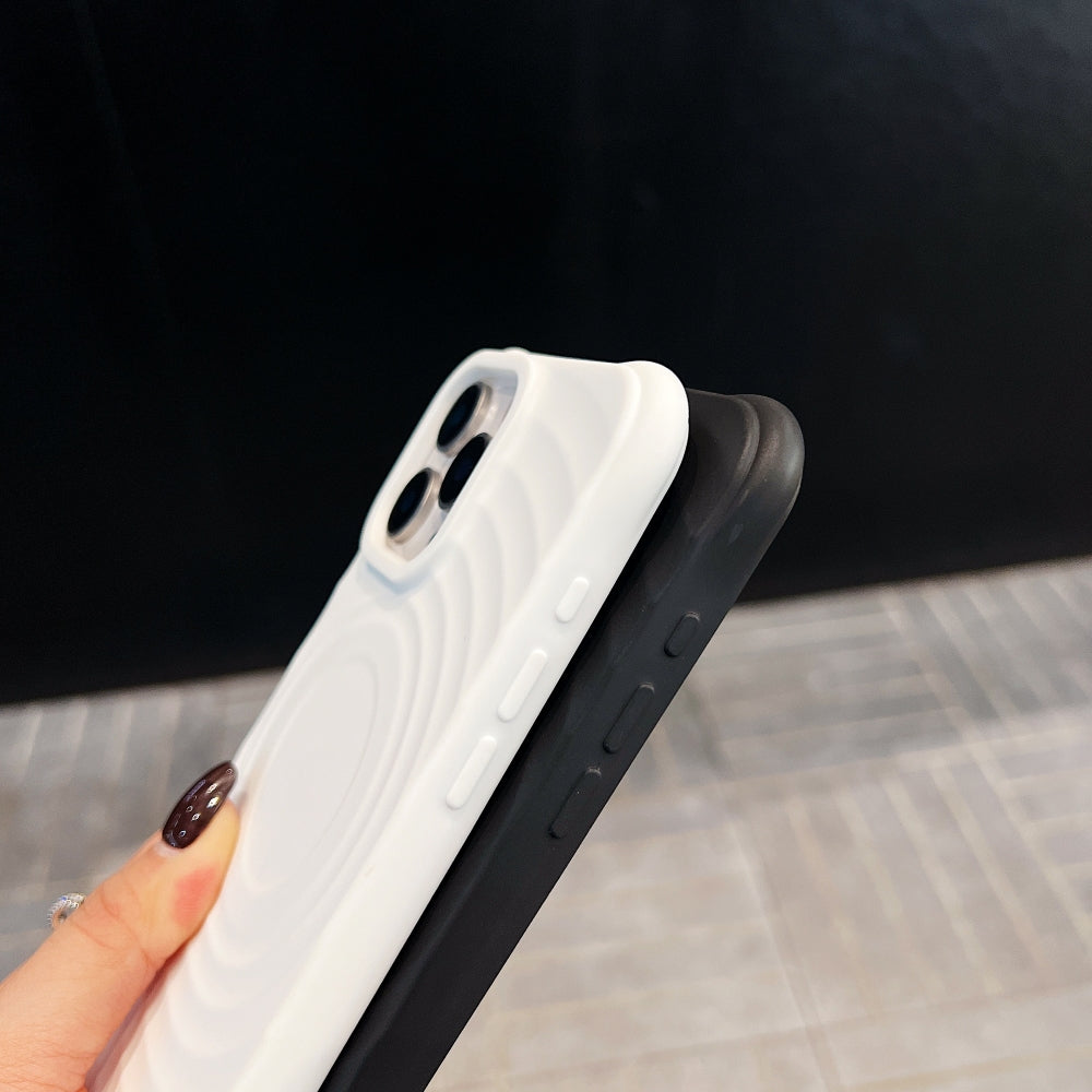 Wave Pattern TPU (Soft) Phone Case - iPhone 16 Pro Max